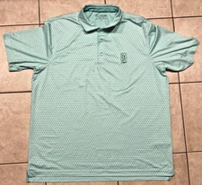 Vineyard Vines Shirt Men XL Jim Nantz BRRR Golf Polo Green Tropical TPC Sawgrass