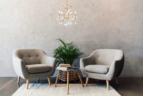 Elegant Lighting 2800D20/RC Maria Theresa 6 Light 20"W Crystal - Gold - Picture 10 of 12