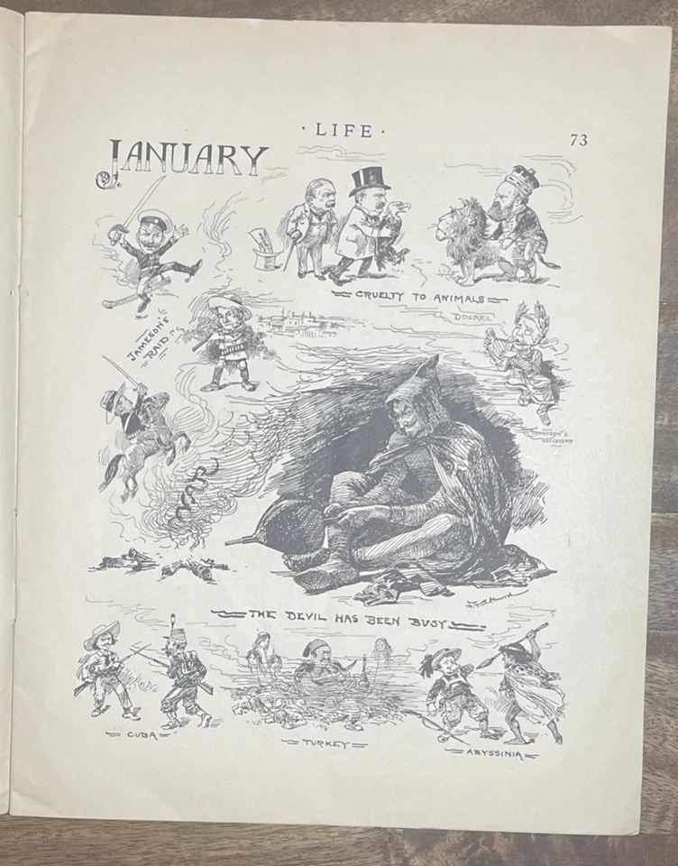 Life Magazine January 30, 1896 - Complete - Image 3 of 4