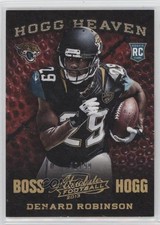 2013 Panini Absolute Hogg Heaven Boss Hogg /99 Denard Robinson #64 0q3