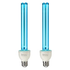 VEVOR UV Light Bulb 2Pack 25W Replacement Ultraviolet UVC Lamp w/ Ozone UVO Bulb