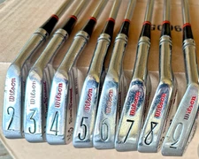 Golf Wilson Sam Snead Champ Vintage 2-9 Irons Reg15985, Original Grips Excellent