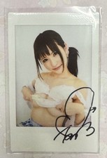 Moe Amatsuka Autograph Cheki Photo Limited Ja...