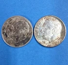 Lot of Two Roosevelt Silver Dimes 1959D and 1963D