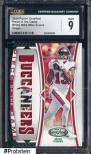 2024 Panini Certified Piece Of The Game Green Mike Evans Logo Patch 4/5 CGC 9