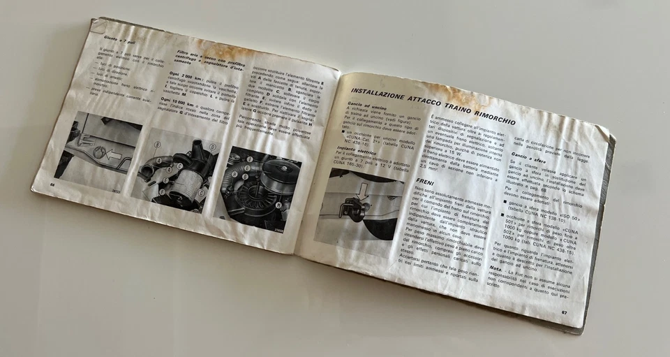 FIAT CAMPAGNOLA 1107A Libretto Uso E Manutenzione 1976  - Immagine 2 di 4