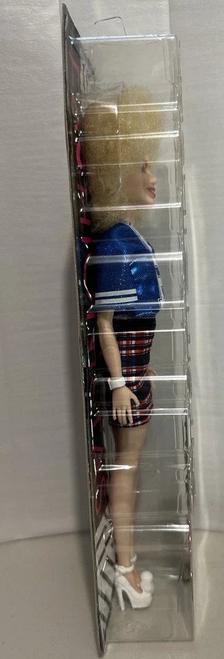 2017 FJF51 Blonde AA Albino Barbie Fashionista Doll 91 Varsity Plaiditude - NRFB - Image 4 of 4