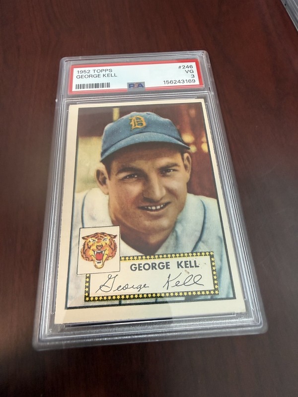 1952 Topps #246 George Kell HOF. PSA 3