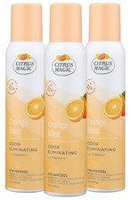 Citrus Magic Odor Eliminator Air Freshener 3 Ounce Pack of 3 , Orange Blast