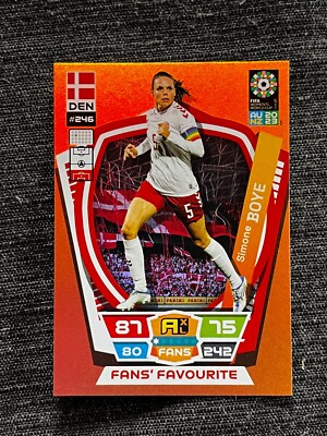 ADRENALYN CARD PANINI FIFA FRAUEN WM 2023 FANS FAVORIT SIMONE BOYE DEN # 246