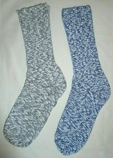 Mens Vintage Rare 2 Pairs Super Warm Wool Winter Fuzzy Soft Thick Socks Sz 10-12
