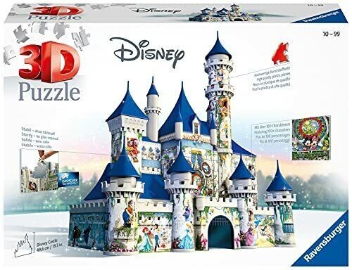 PUZZLE 3D CASTELLO DISNEY MAXI CASTLE RAVENSBURGER ORIGINALE - Foto 1 di 3