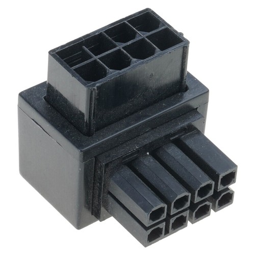 8PIN Power Adapter 90 Degree GPU Connector for Desktop Computers Graphics - Zdjęcie 3 z 10