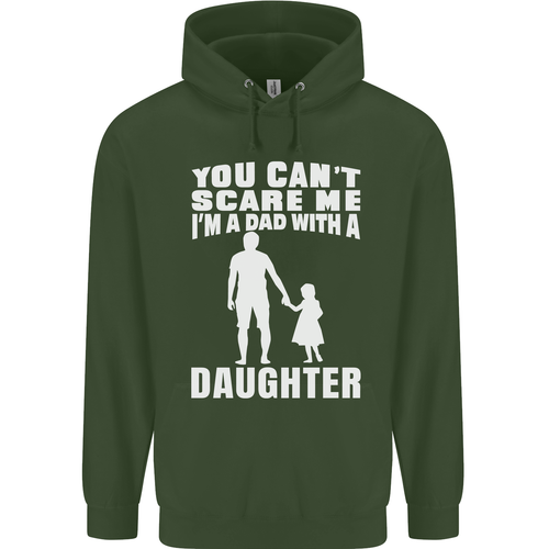 Dad With a Daughter Funny Fathers Day Mens 80% Cotton Hoodie - Picture 7 of 29