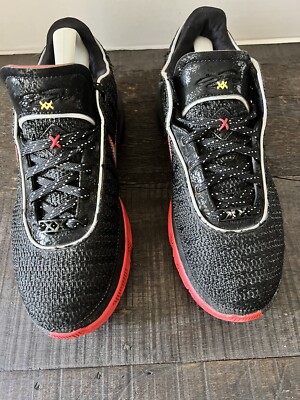 lebron 23 shoes red and black