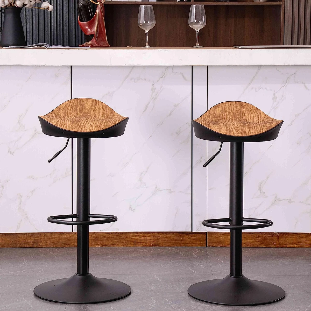 Modern saddle bar stools cheap