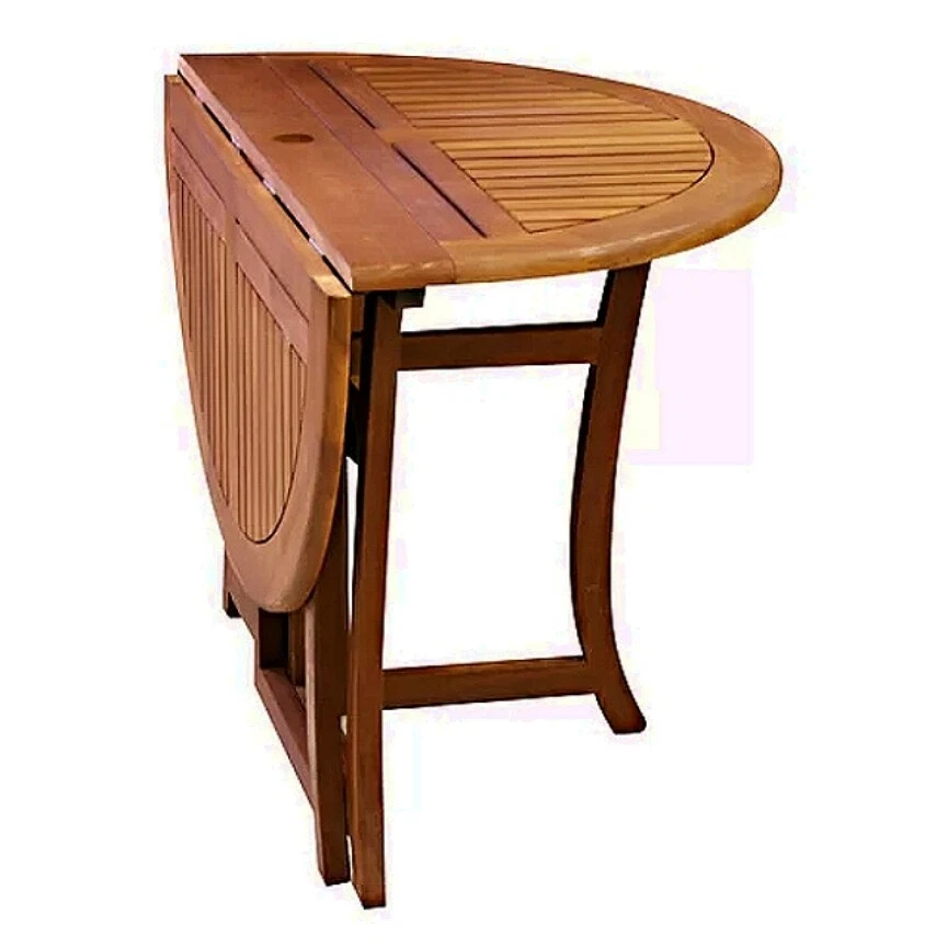 Eucalyptus folding table and chairs deals