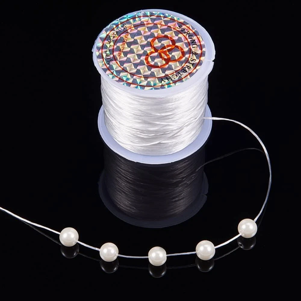 Craft Elastic Strong Fibre Wire Beading Thread Stretch Cord
