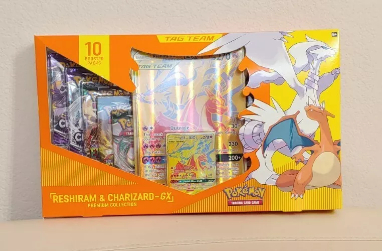 Box Reshiram E Charizard Pokémon Gx - Copag 99366 na Americanas Empresas