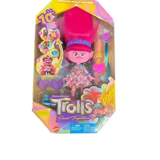 Mattel Trolls Band Together Queen Poppy Fashion Doll & 10+ Accessories NEW 2023