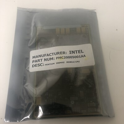 Intel Mobile Pentium 200Mhz CPU PMC20005001AA  