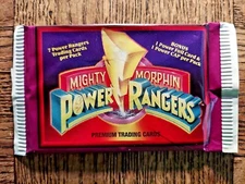 MIGHTY MORPHIN POWER RANGERS "SERIES 1" PREMIUM TRADING CARDS "1 PACK" "READ"