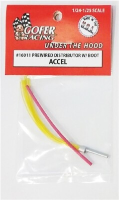 Gofer Racing 16011 x 1/24-1/25 Accel Prewired Distributor w/Aluminum Plug Boot