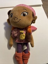 Disney Store Jake and the Neverland Pirates Izzy Girl Stuffed Plush Doll 12"
