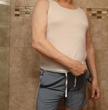 Unipro Running Shorts Mens 7” Inseam Lightweight Stretch Small Gray