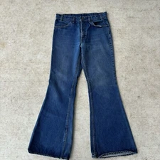 Vintage 684 Levis Big Bell Bottoms Denim Pants 