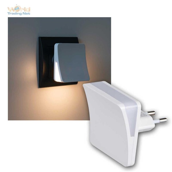 Led Nachtlicht/Orientierungslicht Hofi DäMmerungs-Sensor-Schalter Warmweiß 230V-image