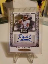 2021 SAGE Draft Premier David Moore Auto Black RC #A199 Central Michigan