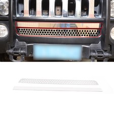Se adapta a Hummer H3 2005-2009 acero inoxidable cromo parrilla inferior delantera moldura de acento