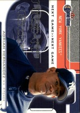 2001 Fleer Game Time #109 Adrian Hernandez NG RC /2000 - NM-MT