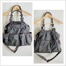 Storksak Olivia Nylon Diaper Bag Grey