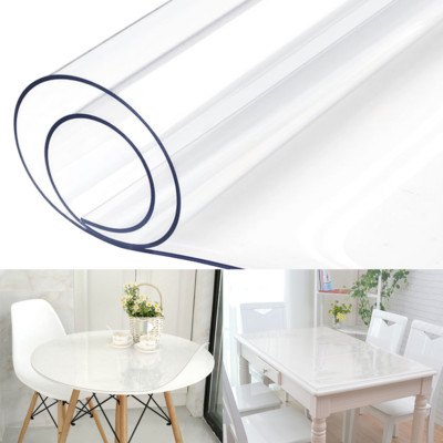 table protector plastic clear pvc tablecloth dining transparent waterproof