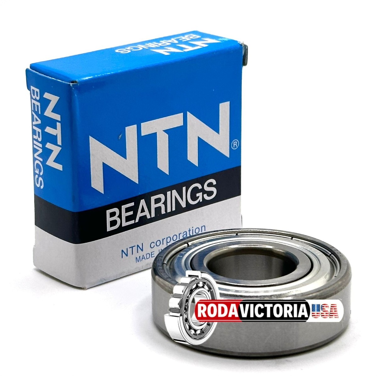 NTN 6204 ZZ DEEP GROOVE BALL BEARING, METAL SHIELDED 20x47x14 mm