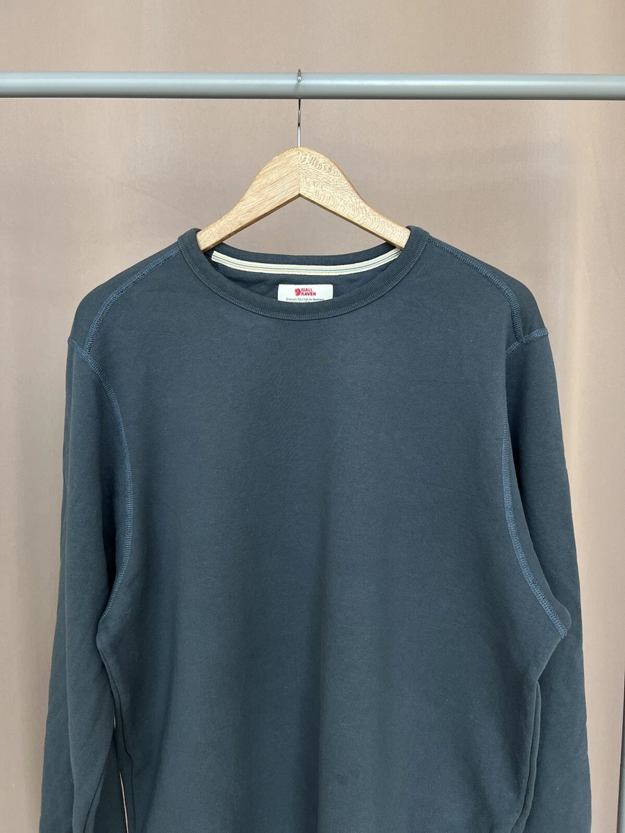 Fjallraven Greenland Sweatshirt Jumper Mens Size XL Grey Made in Portugal