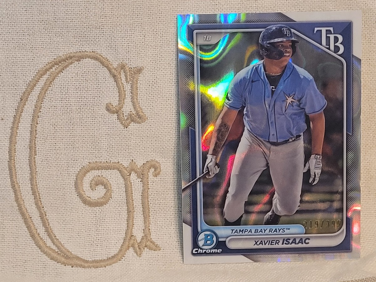 ゼイビア・アイザック 2023 Bowman Chrome Prospects Xavier Isaac #BCP145 Lava /399