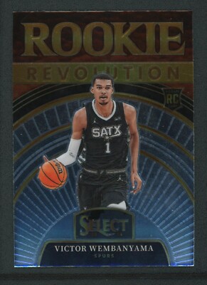2023-24 VICTOR WEMBANYAMA PANINI SELECT ROOKIE RC #9