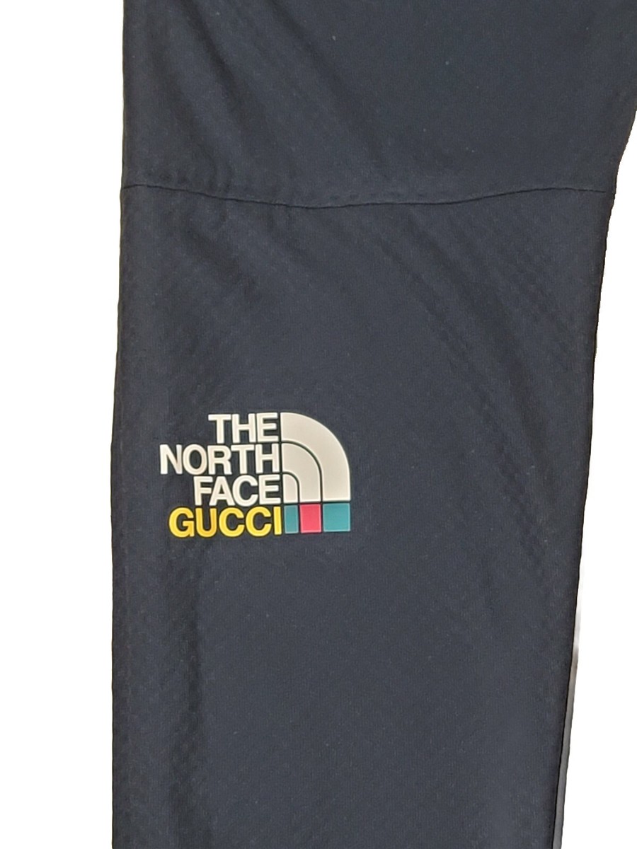 GUCCI x North Face Joggers Pants M Medium Black Techno Jersey
