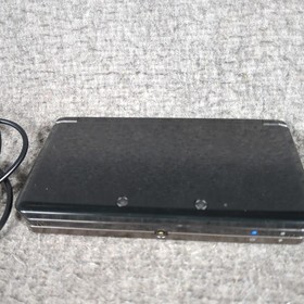 Nintendo 3DS Cosmo Black Console System w/ Charger, Tested! US Model No Stylus