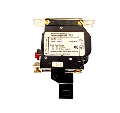 WESTINGHOUSE THERMAL OVERLOAD RELAY 223P265H01A 600V-MAX 125VAC-SUPPLY