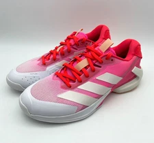 adidas Adizero Ubersonic 5 Women's Tennis Shoes IH9936 Hot Pink White Size 7.5