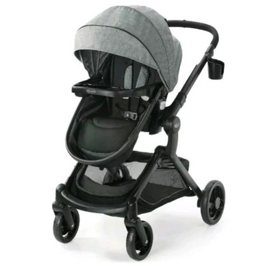 Graco Modes Nest Stroller w/ SLIDE2ME Seat Footmuff & Weather Cover *NO CARSEAT*