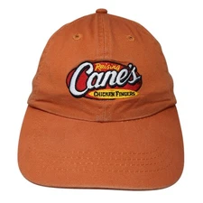 Raising Cane's Chicken Fingers Baseball Cap Brown One Size Adjustable 6 Panel