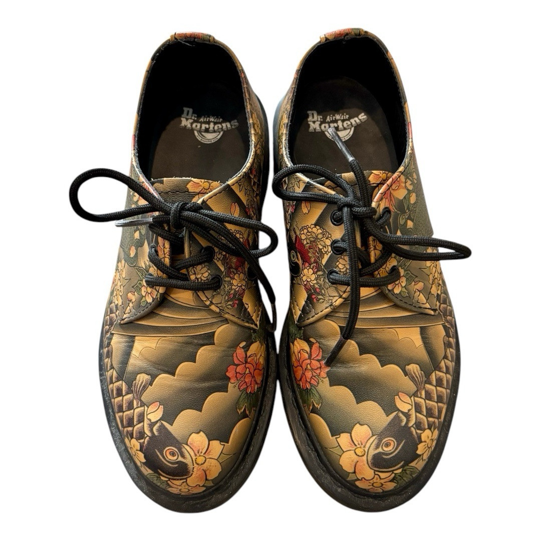 Dr. Martens X Evisu Wagara Tattoo Sleeve Koi Fish Oxfords