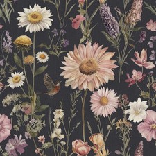 Livebor Dark Floral Peel and Stick Wallpaper Vintage 16.9" x 118.1", B-Floral