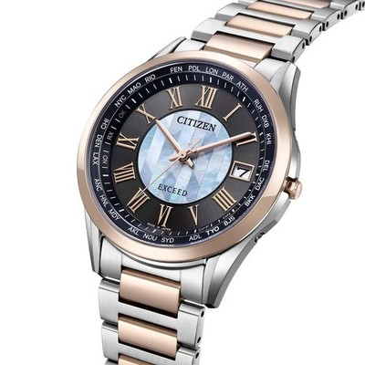 CITIZEN EXCEED CB1115-68W Limited Model Titanium Radio Solar Watch