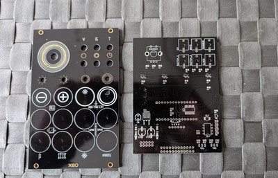 PCB / Panel für Eurorack : Doboz - XIIO Touch plate keyboard